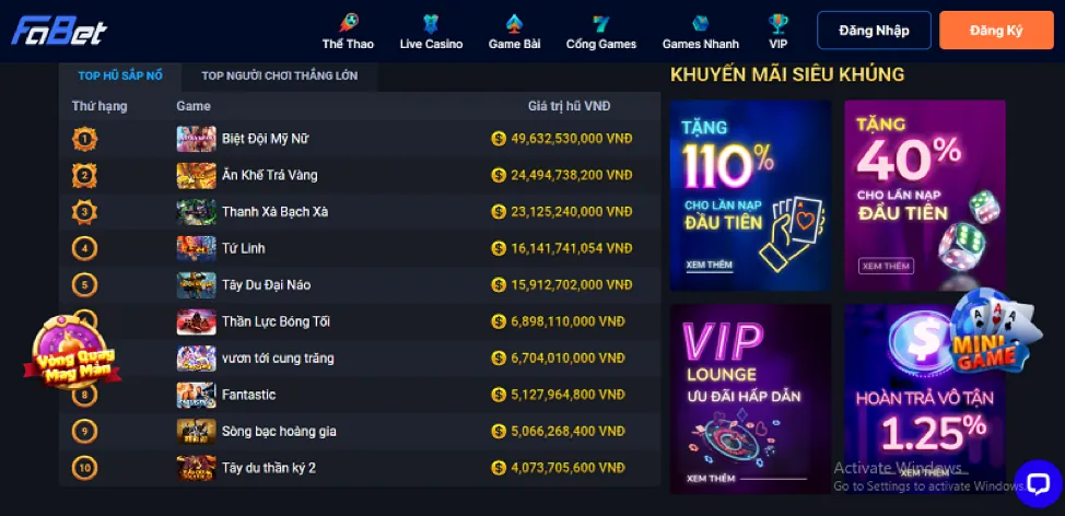 Sự kiện đặc biệt và giải đấu kk55 Casino